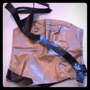 Gold Wonder Woman corset and belt with defect